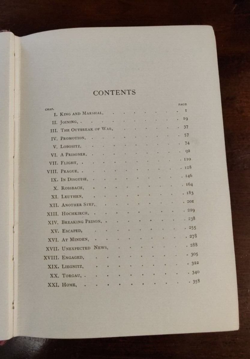 With Frederick the Great, 1897 Scribners, Unmarked Bright Pages, Tight Binding!