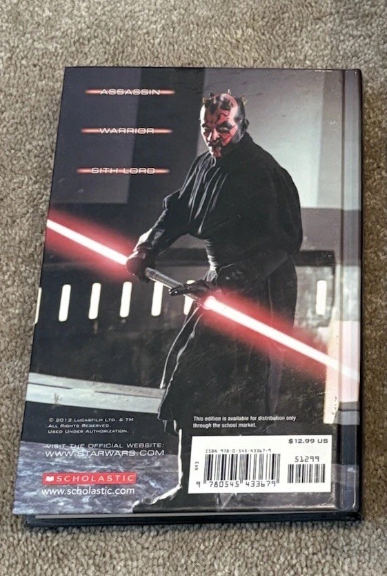 LOT STAR WARS The Wrath of Darth Maul by Ryder Windham SCHOLASTIC, LEGO, Figure