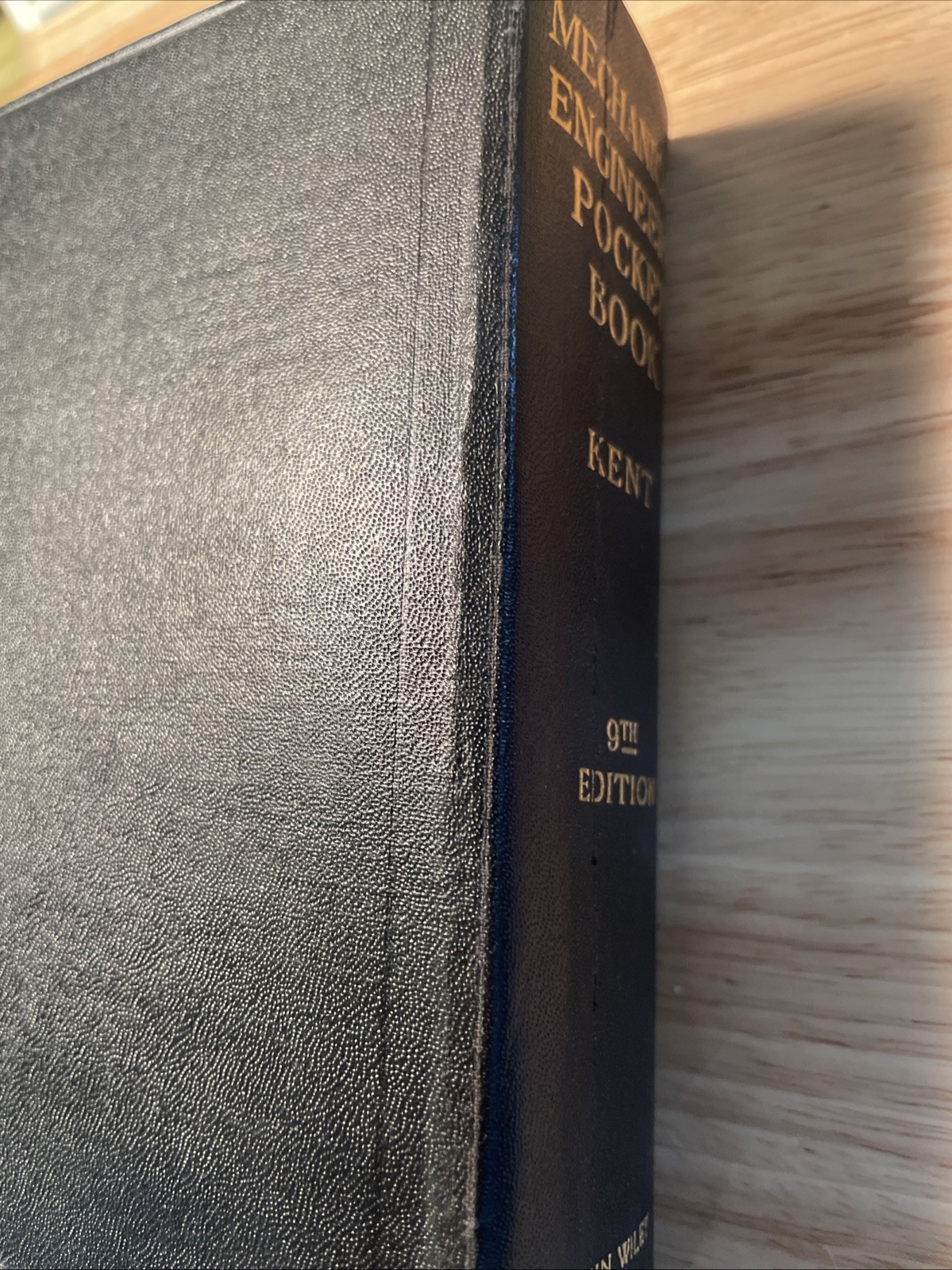 Antique 1916 Kent Mechanical Engineers‘ Pocket Book 9th Ed Leather Bound VG