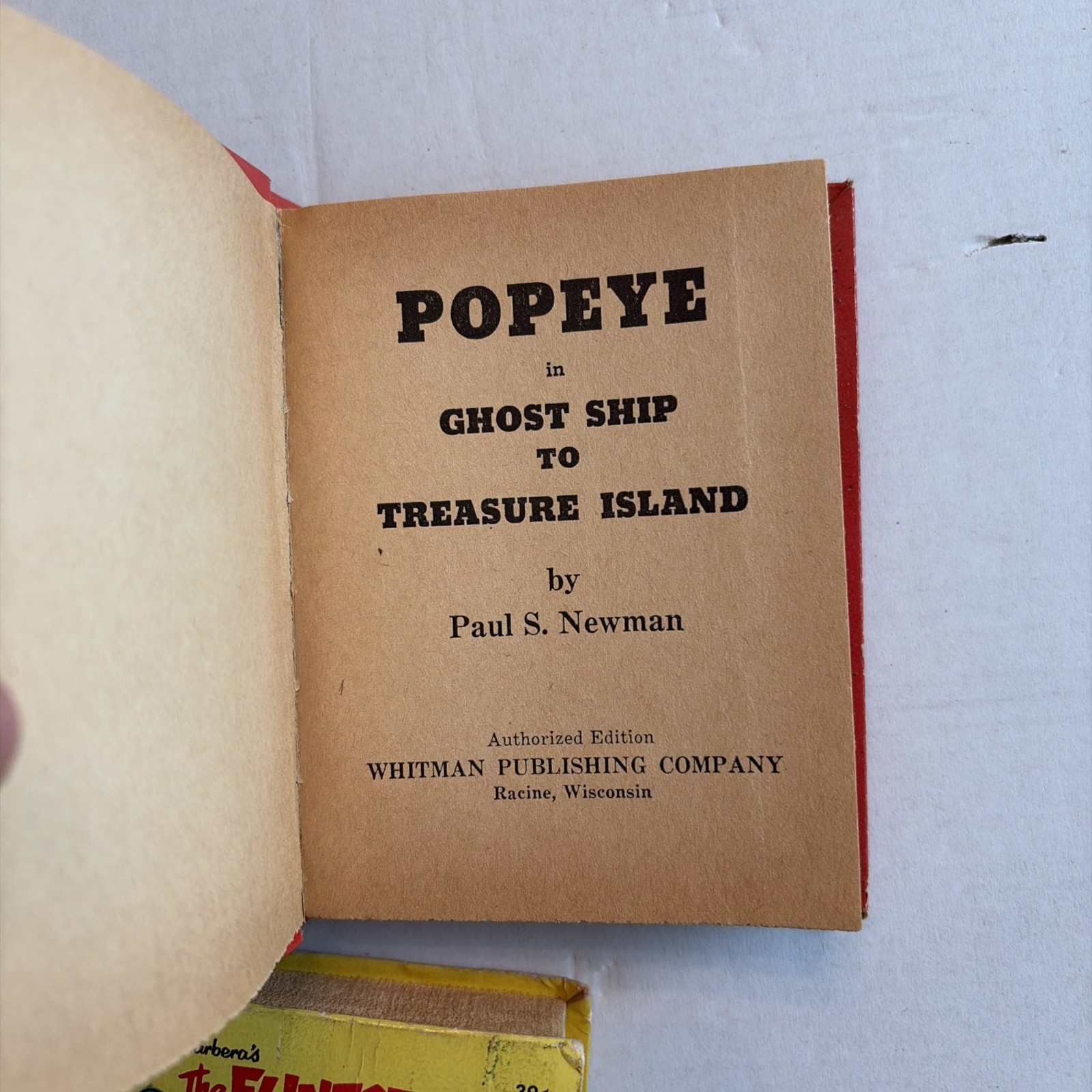 1967 – 68 Whitman Big Little Books Lot Popeye, Flintstones, Tom & Jerry