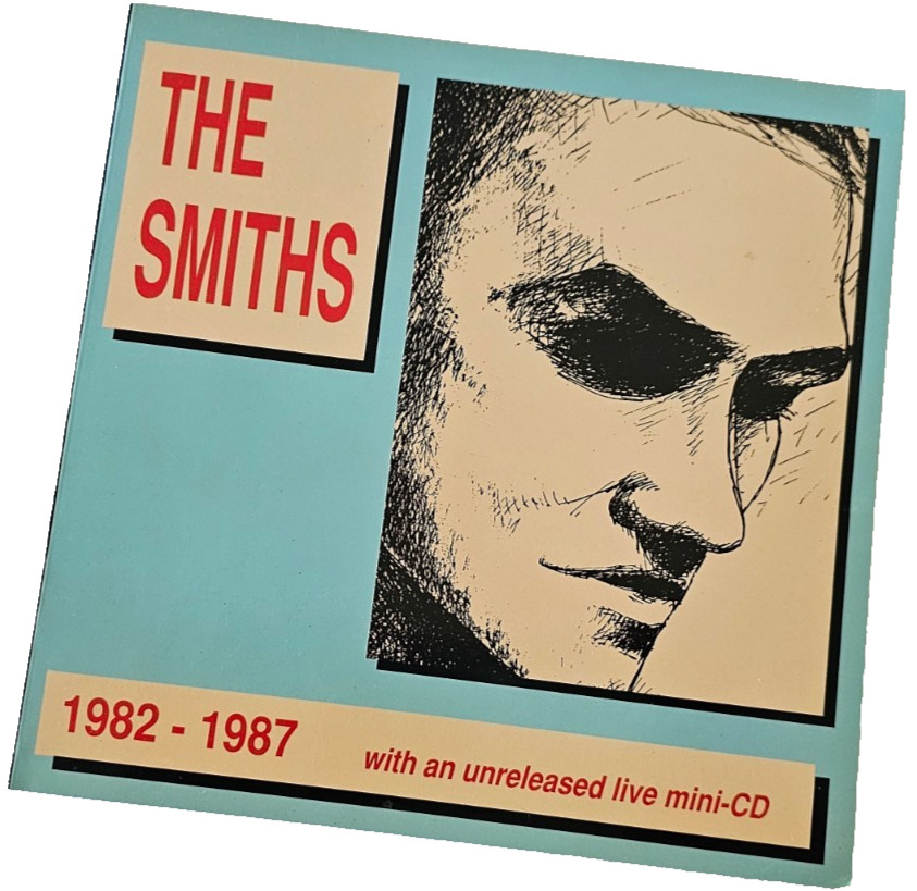 OOP Vtg SMITHS 1982-1987 BILINGUAL LYRIC BOOK Illus ITALIAN ENG +LIVE MINI-CD