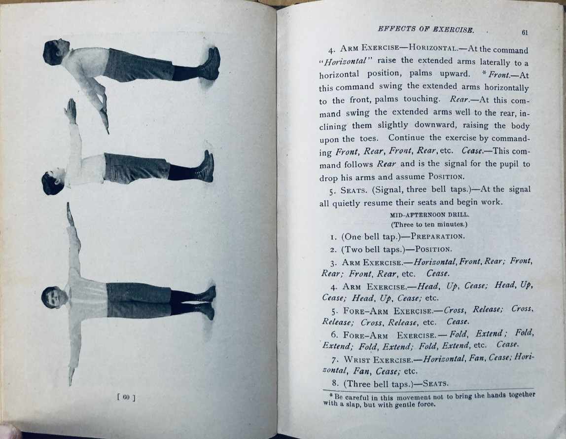Johnson’s Physical Culture Primary Book, 1900 hardcover, 1st/1st illustrated