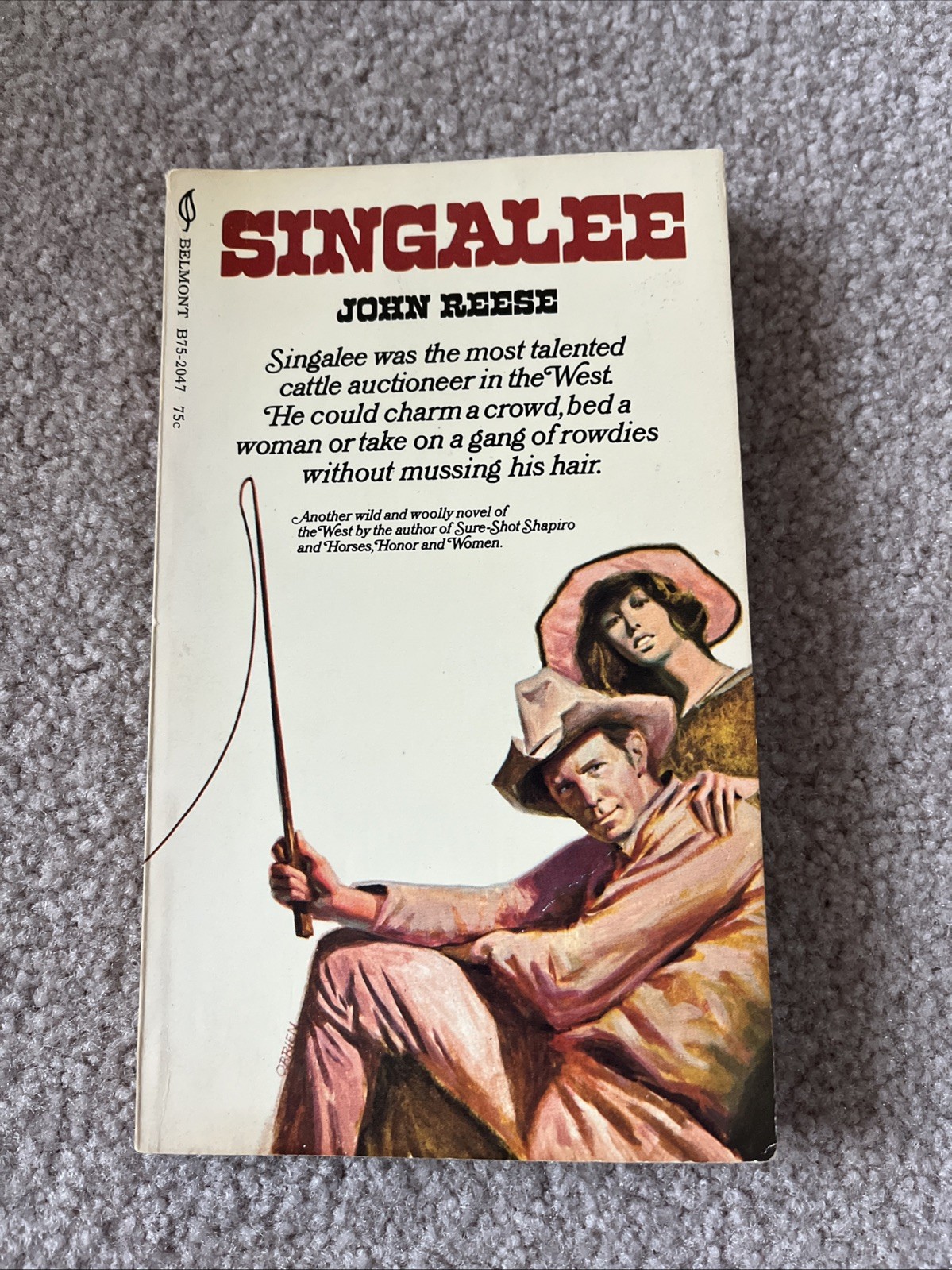 Singalee by John Reese First 1st Edition VG PB 1970