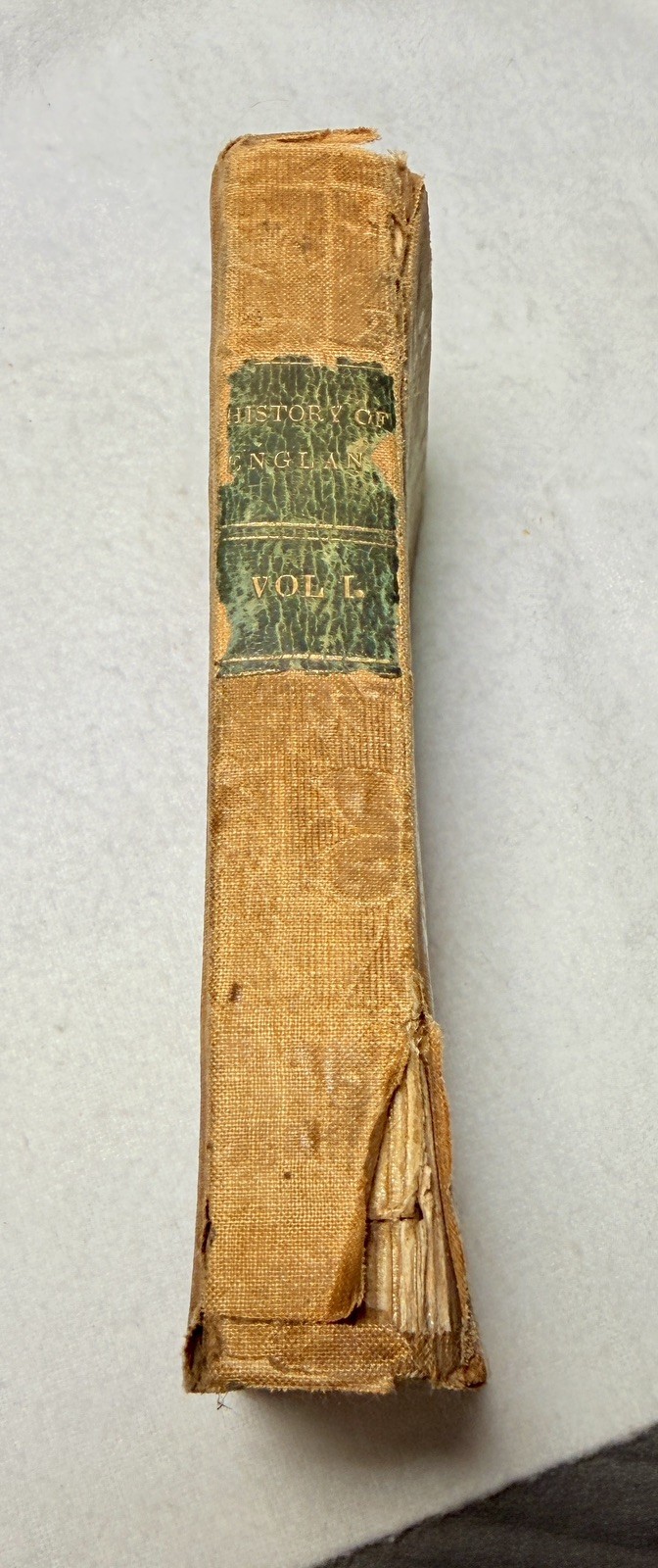 History of England Vol I Exeter Provincial John Robinson 1828 Hume & Smollett