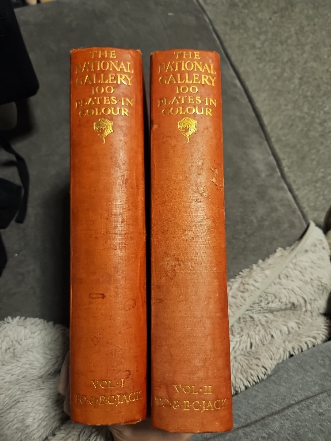The National Gallery 100 Plates In Colour Volume One And Two 1912 TC & EC Jack