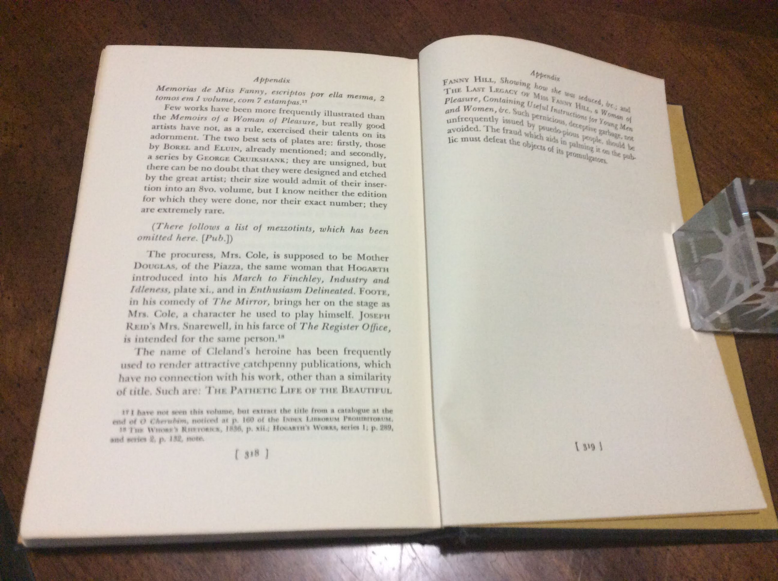 MEMOIRS OF A WOMAN OF PLEASURE BY JOHN CLELAND, 1963 Hardcover G. P. Putnam’s