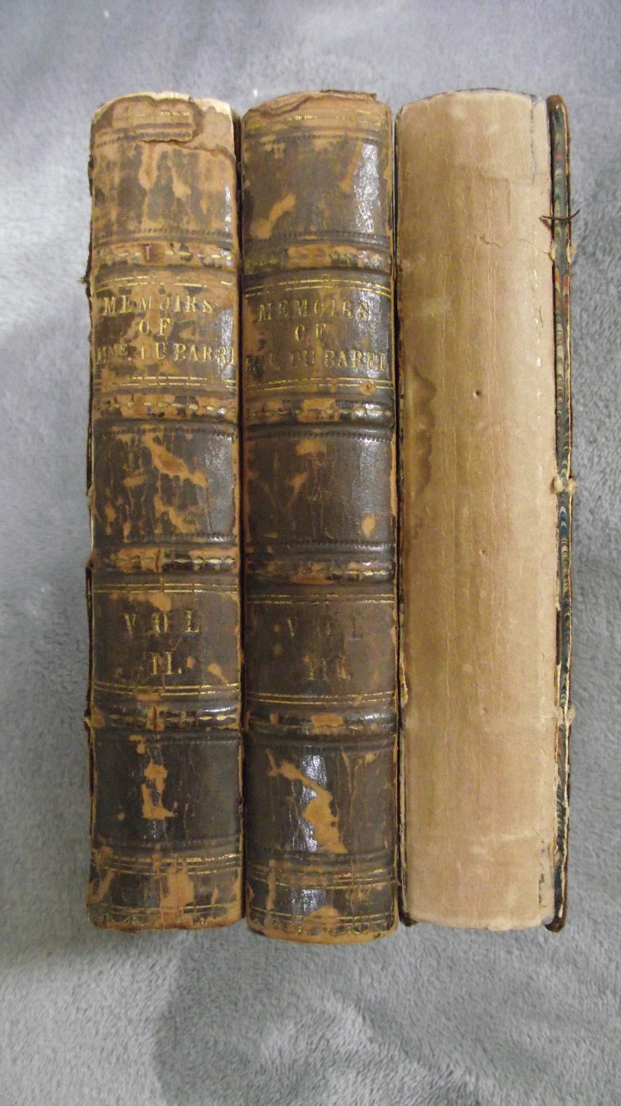 1830-31 Memoirs Madame Du Barri pub.Whittaker ,Treacher & Arnot 4×5 3/4