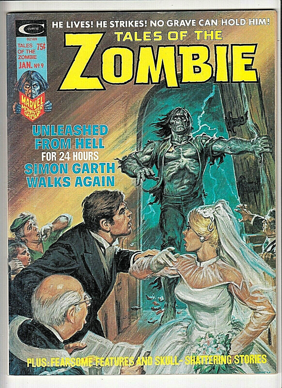 TALES OF THE ZOMBIE #9 (Marvel Magazine/January 1975) NM (9.4)