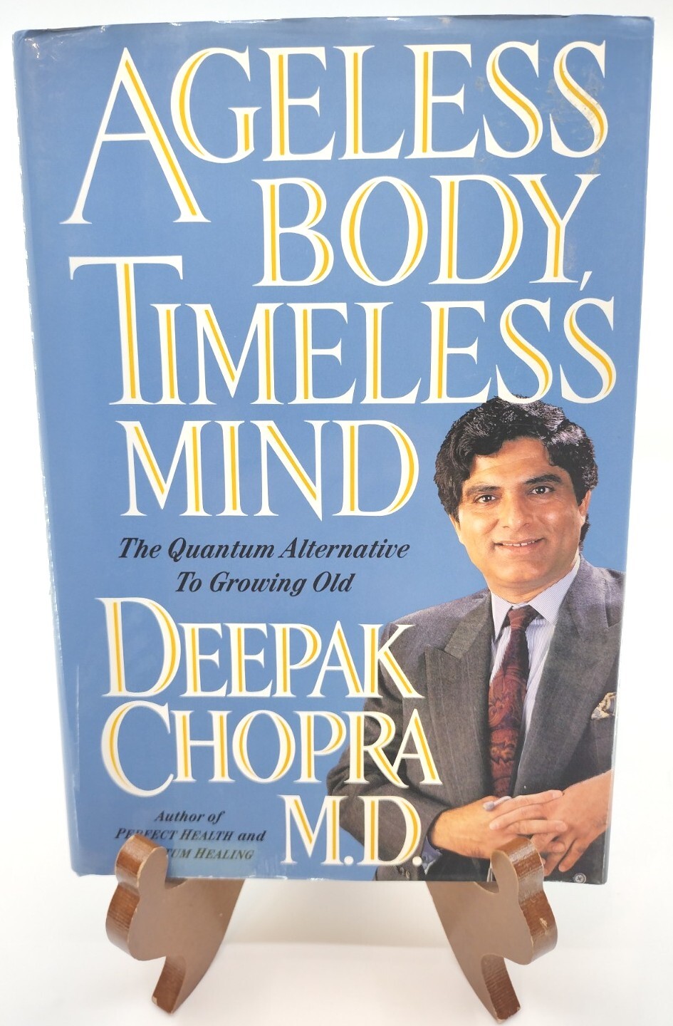 Ageless Body Timeless Mind 1993 Deepak Chopra MD 342pp Hardcover DJ LIKE NEW