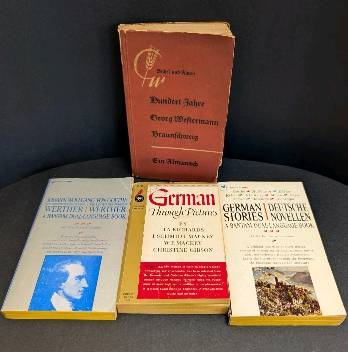 Vintage GERMAN Language Books Lot of 4 Various Titles