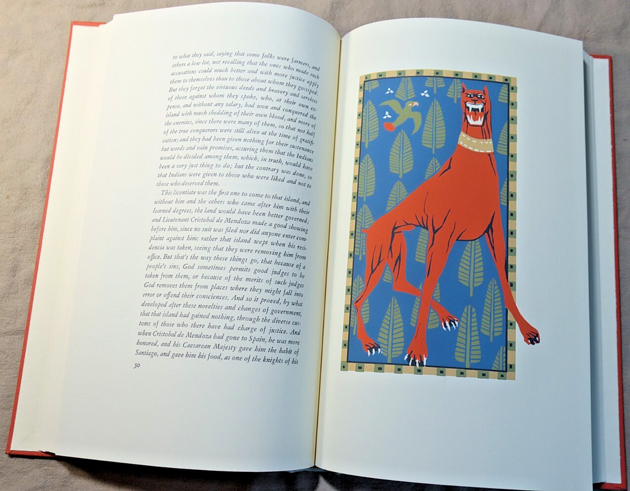 CONQUEST & SETTLEMENT of the ISLAND of BORIQUEN or PUERTO RICO 1975 Artist Signe