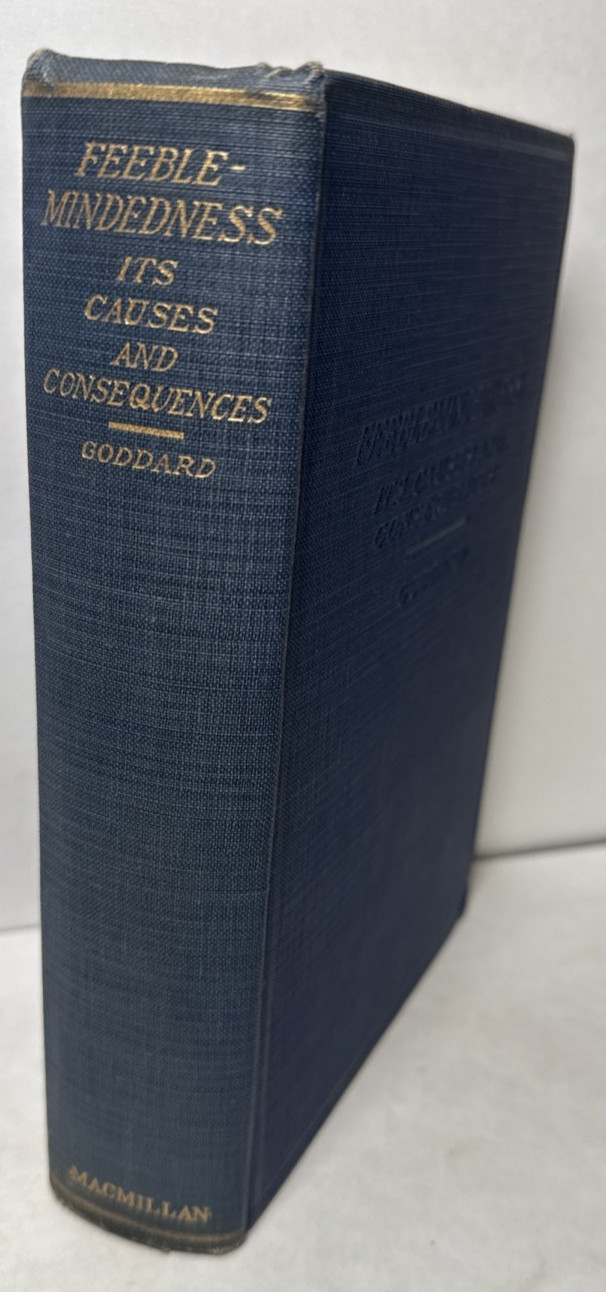 Feeblemindedness Causes Consequences Goddard 1926 Genetics Antique Medical Book