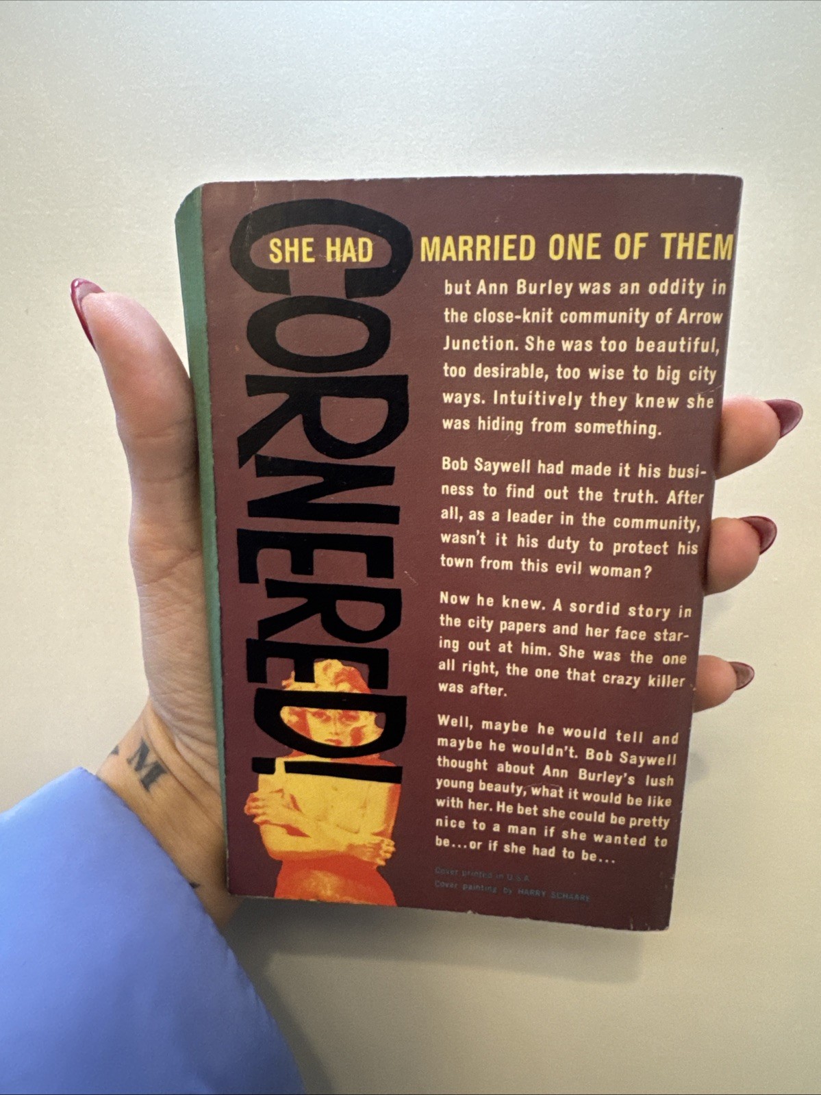 James McKimmey CORNERED! Dell First Edition B157 1st print 1960 GGA