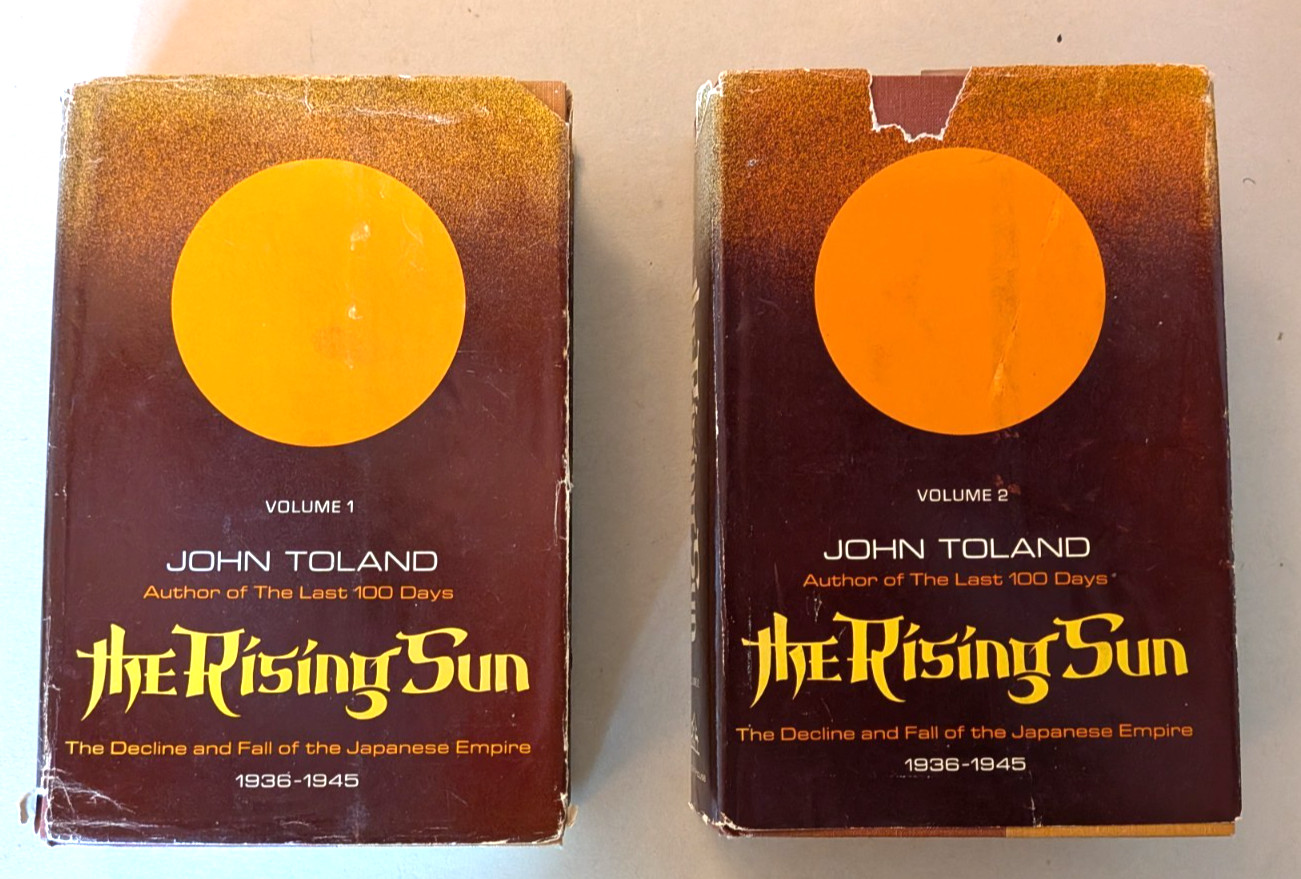 THE RISING SUN Toland DECLINE & FALL OF THE JAPANESE EMPIRE 1936-45 2 vols 1970