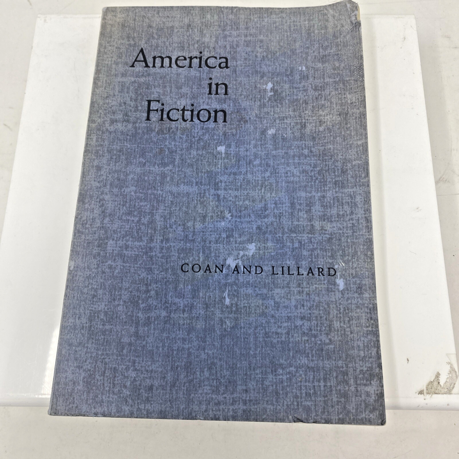 Signed America in Fiction Coan & Lillard Annotated List US Novels Rare Vintage