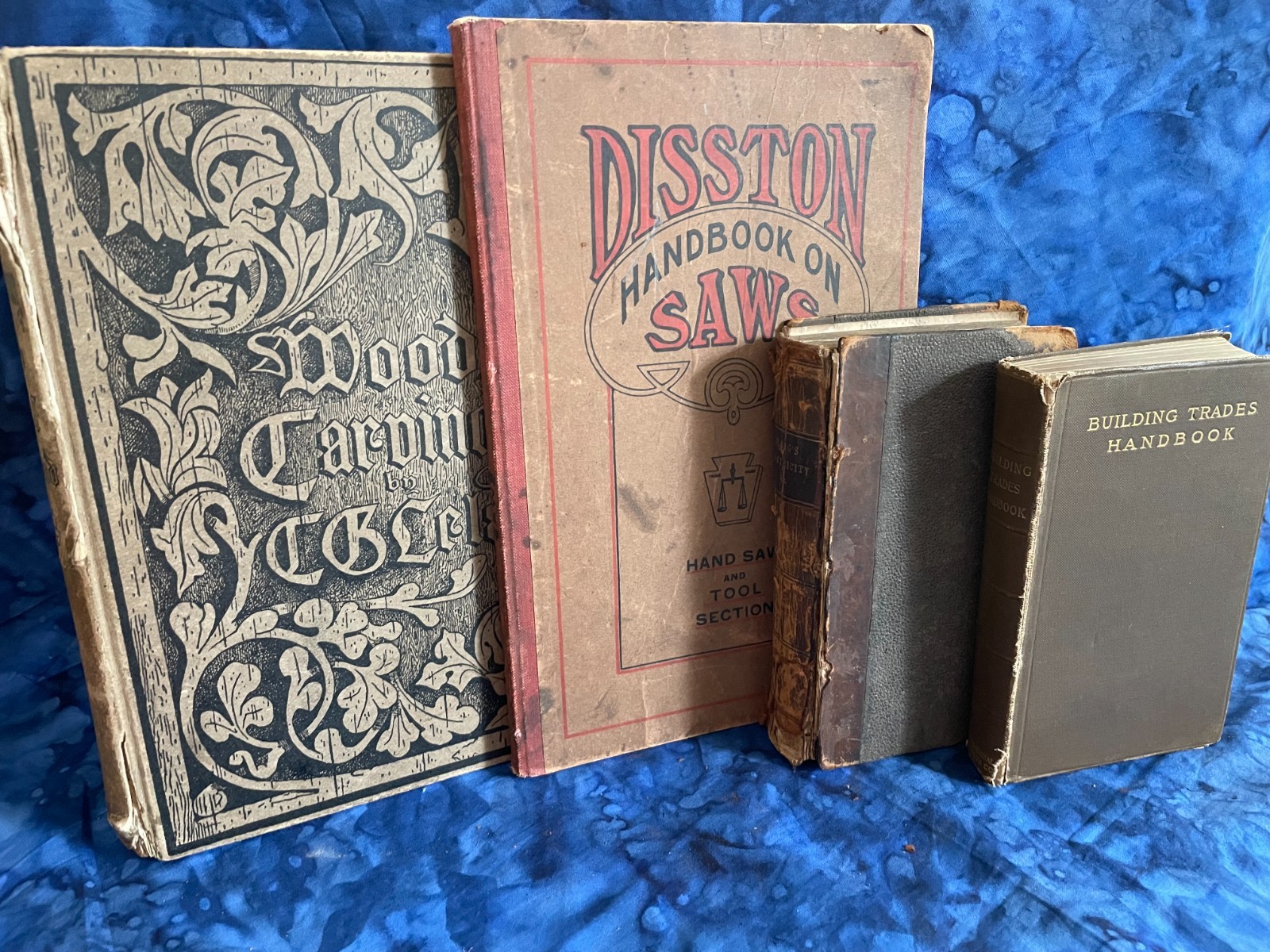 Building Trades Handbook, Disston, Wood Carving Leland, Gleig’s Electricity B38