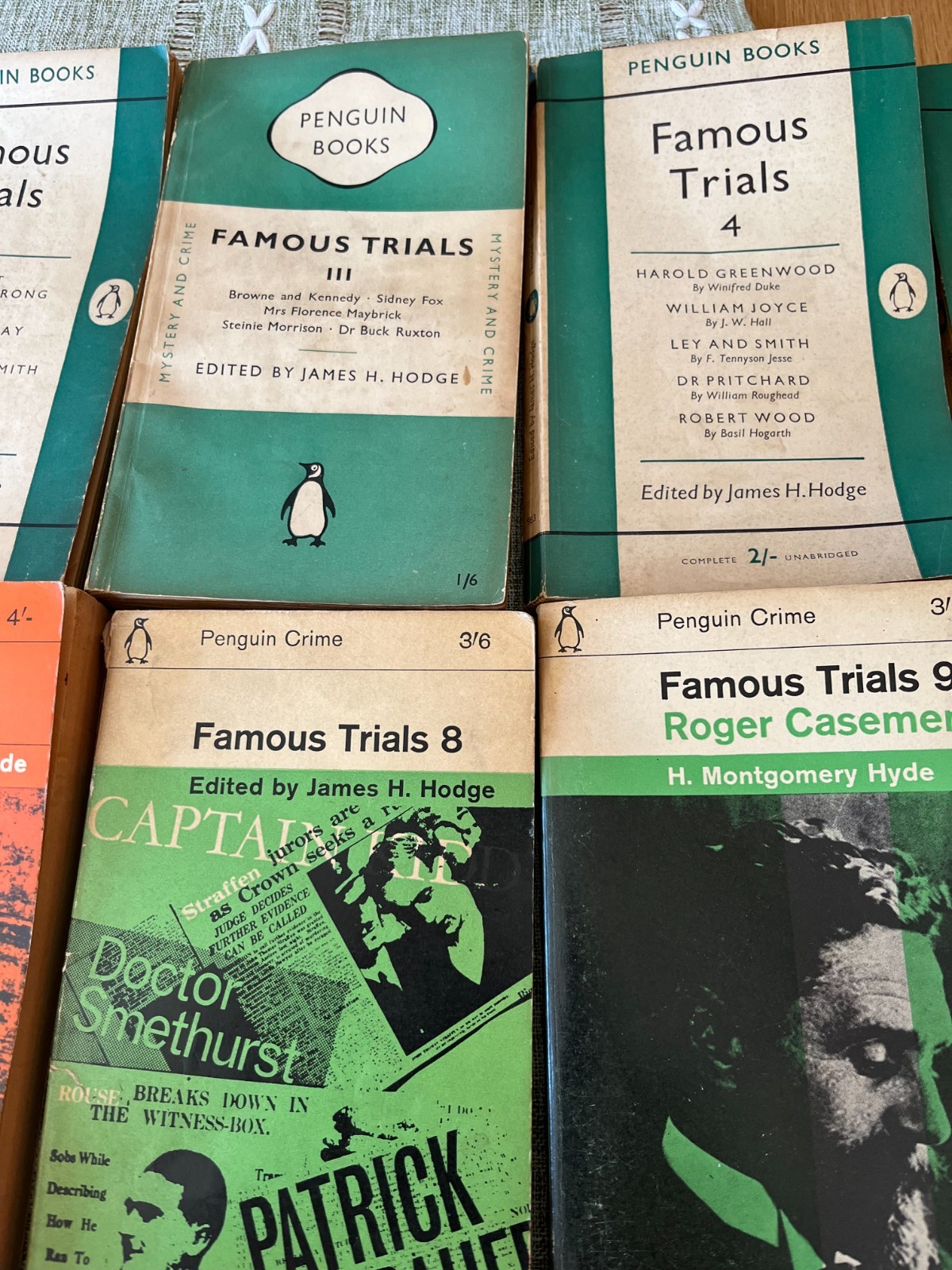 Vintage Famous Trials 1-10 Plus Not Proven & Compilations Original 1950s/60s