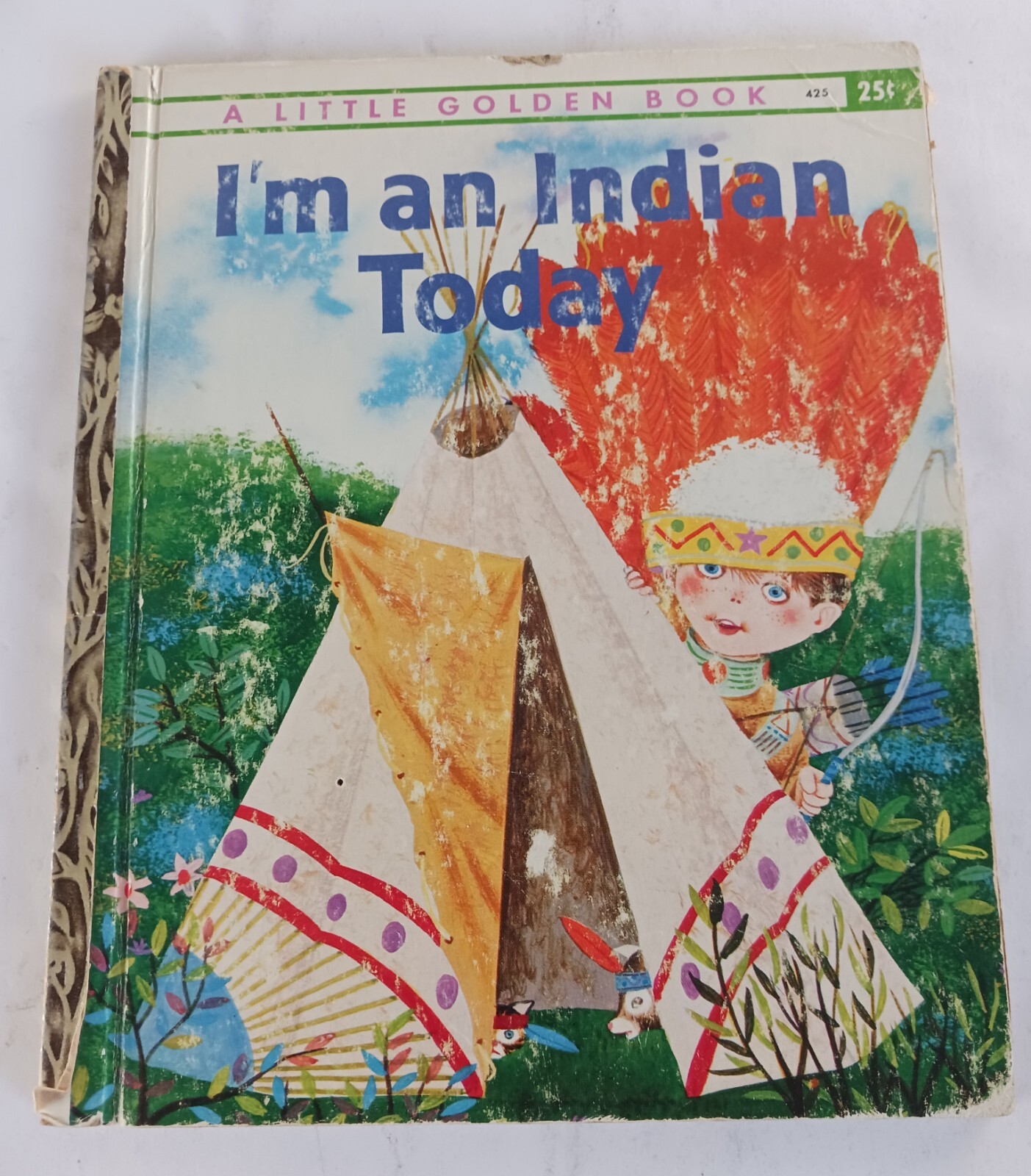 a Little Golden Book I’M AN INDIAN TODAY by Kathryn Hitte ©1961 1st Edition, 425