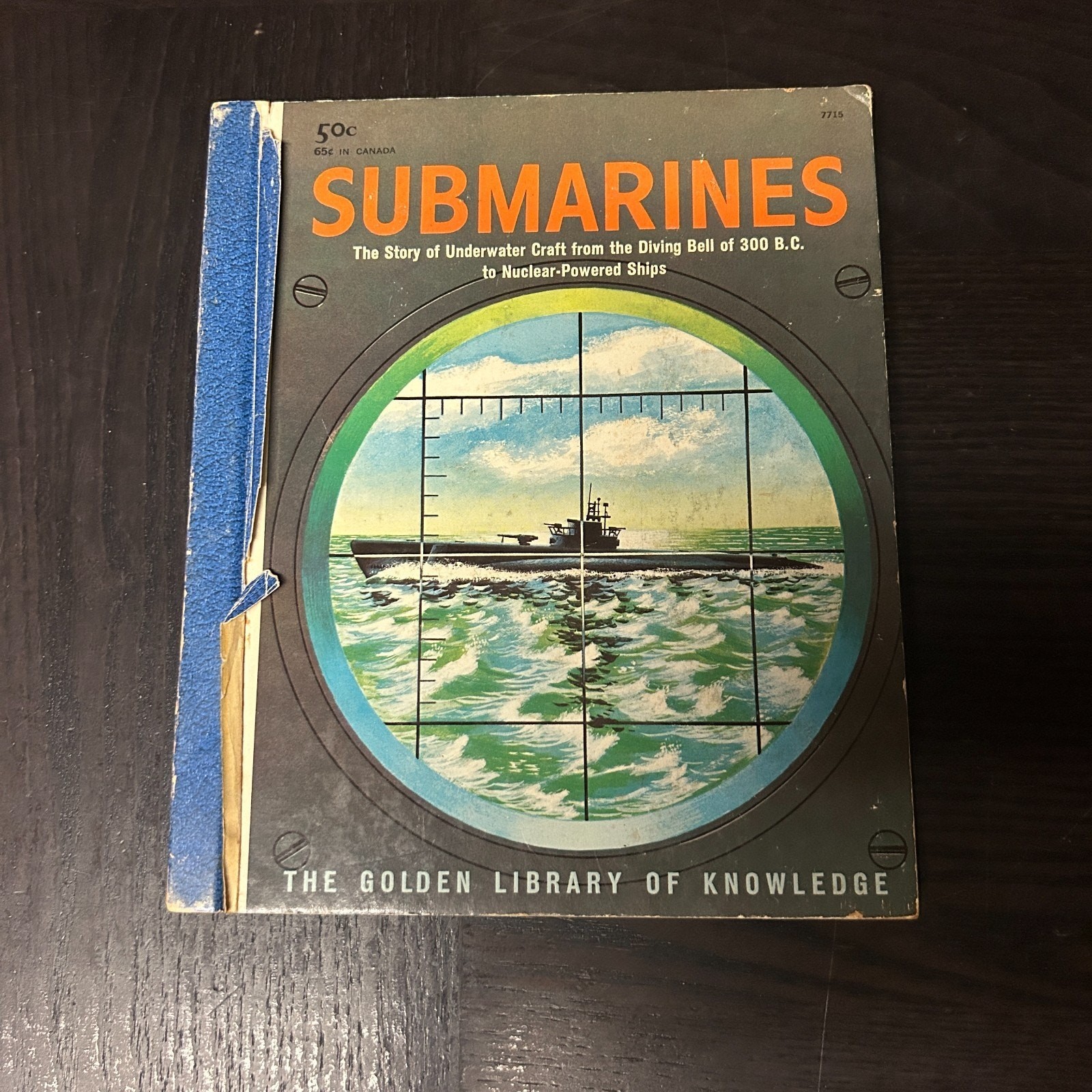 Submarines: The Story of Underwater Craft By Edward C. Stephens 1959 Golden Book