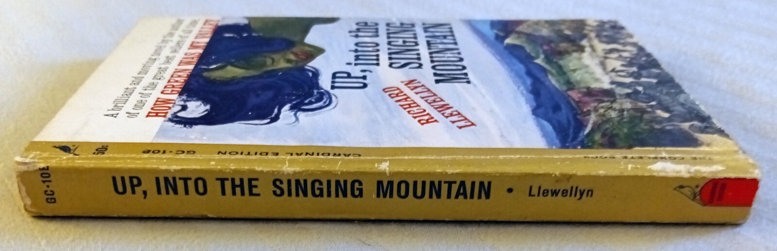 UP, INTO THE SINGING MOUNTAIN, RICHARD LLEWELLYN, POCKET BOOKS PAPERABCK PB 1961