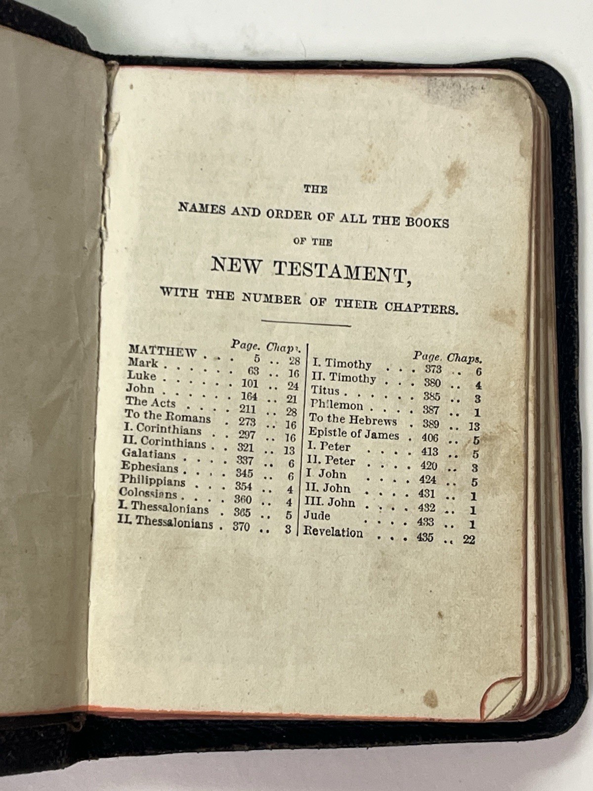 Antique Oxford New Testament Bible Ruby 32mo No.033 Henry Frowde c.1895–1908