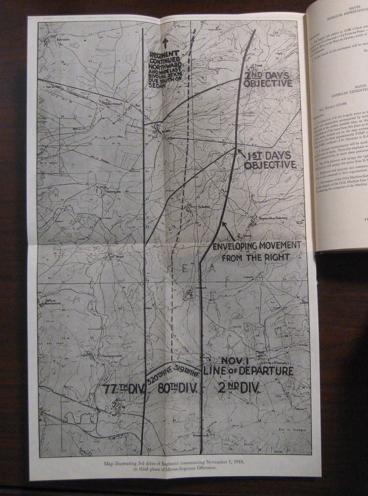 320th Infantry, 80th Division Unit History World War I Book With Maps