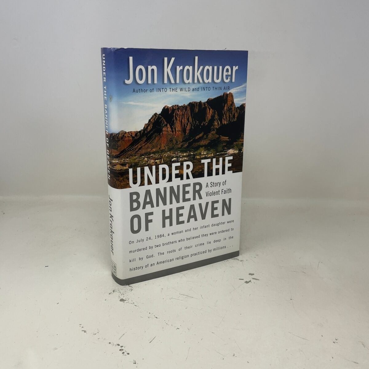 Under the Banner of Heaven (Random House Large Print) by Jon Krakauer HC First E