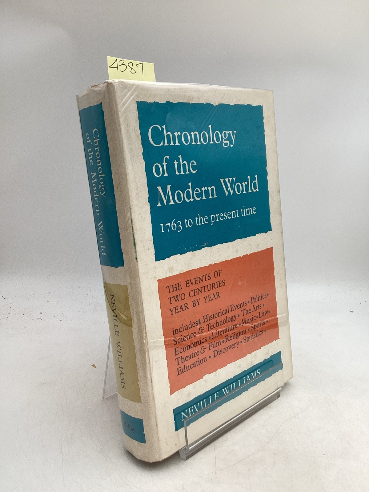 Chronology Of The Modern World 1763 To The Present Time Neville Williams McKay
