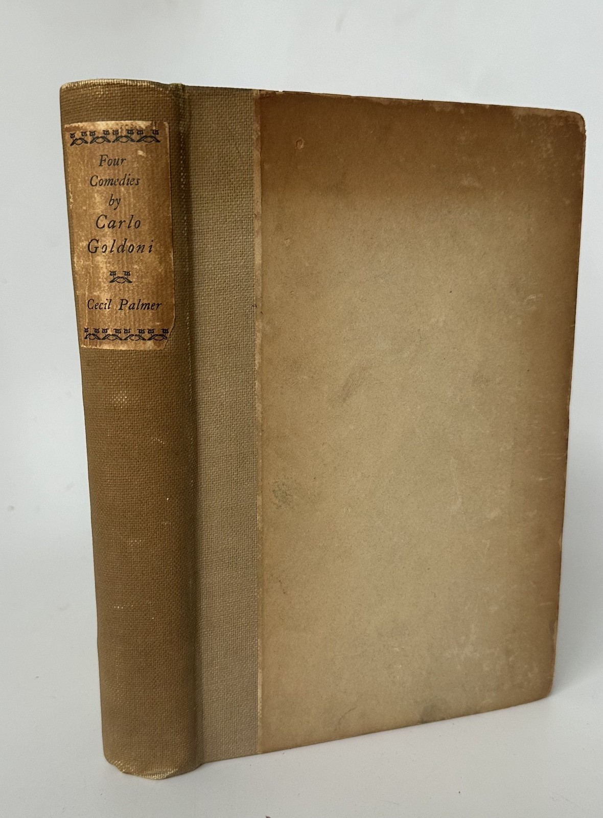 Four Comedies by Carlo Goldoni 1922 Signed Limited Edition Hardcover