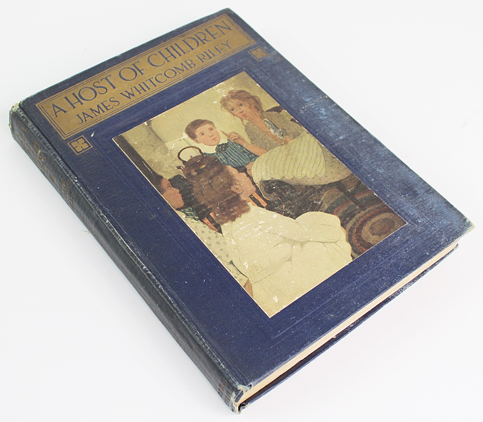 JAMES WHITCOMB RILEY A Host Of Children 1920 Ethel Franklin Betts Color Pics #2