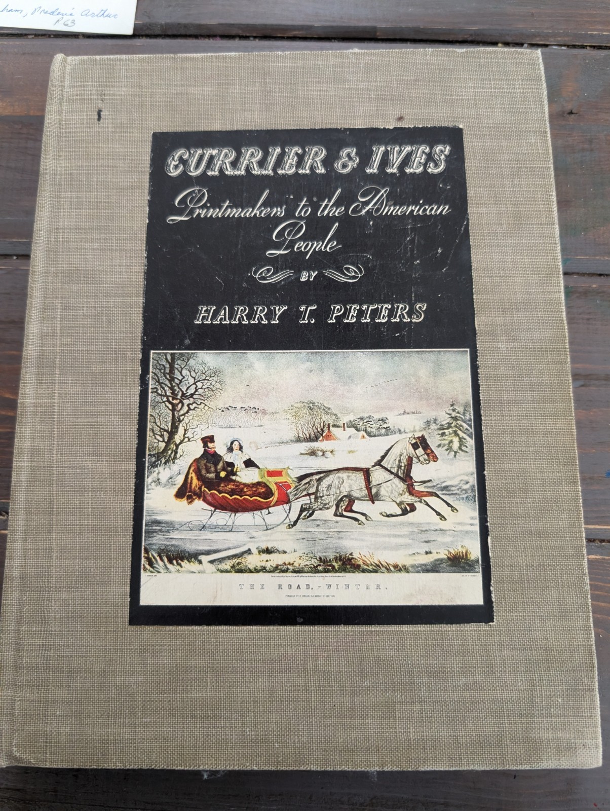 Vintage 1942 Hardcover Book Currier & Ives – Printmakers to the American People