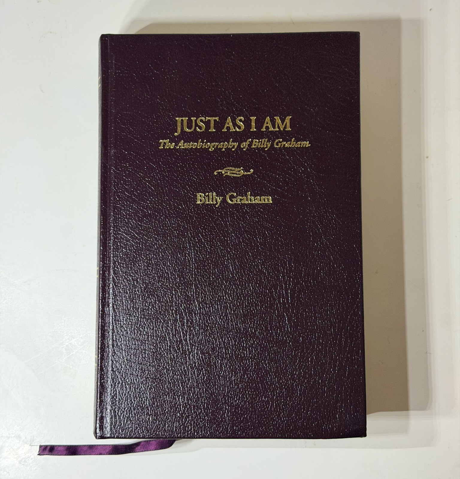 Just As I Am The Autobiography of Billy Graham SIGNATURE EDITION 1st Ed. Signed
