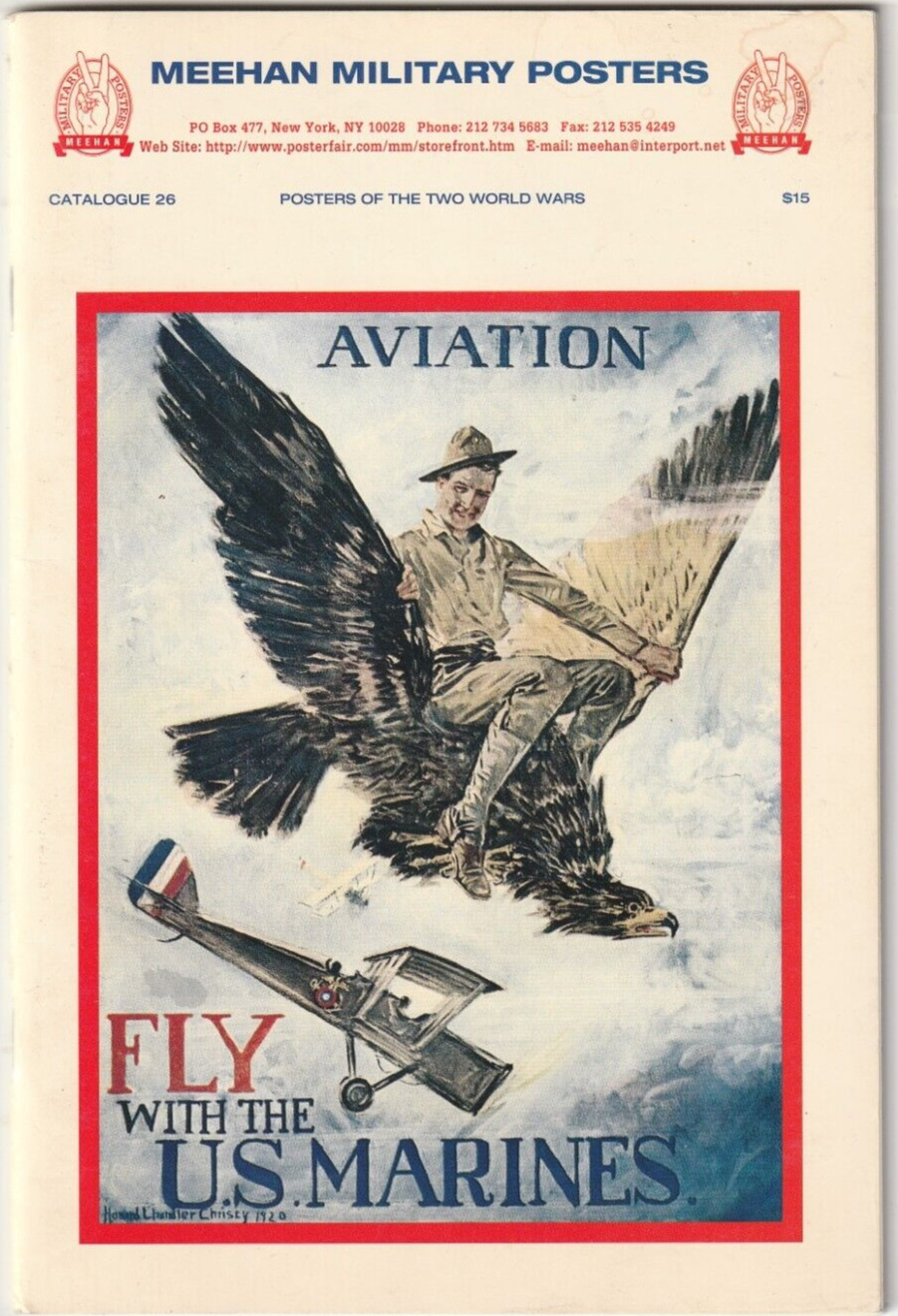 „Meehan Military Posters“ Catalog No. 26. soft cover Catalog