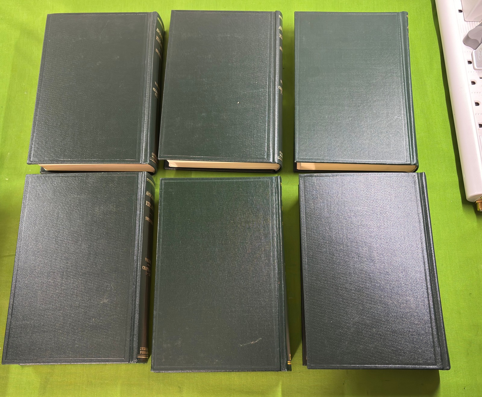 APOCALYPSE EXPLAINED Full Set EMANUEL SWEDENBORG Book Christian BIBLE Revealed