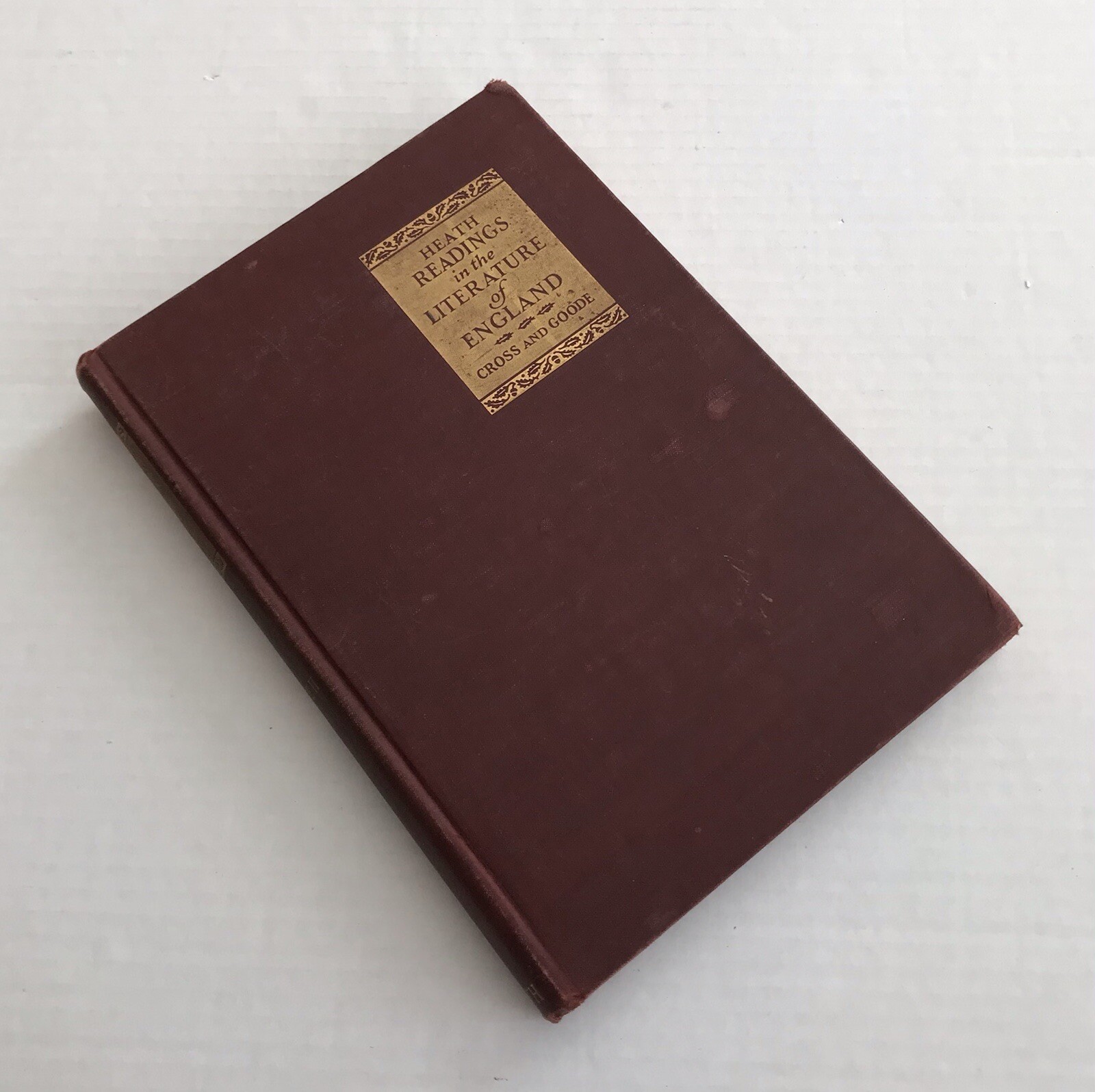 Heath Readings in the Literature of England Volume 2 19th Century Hardcover 1927