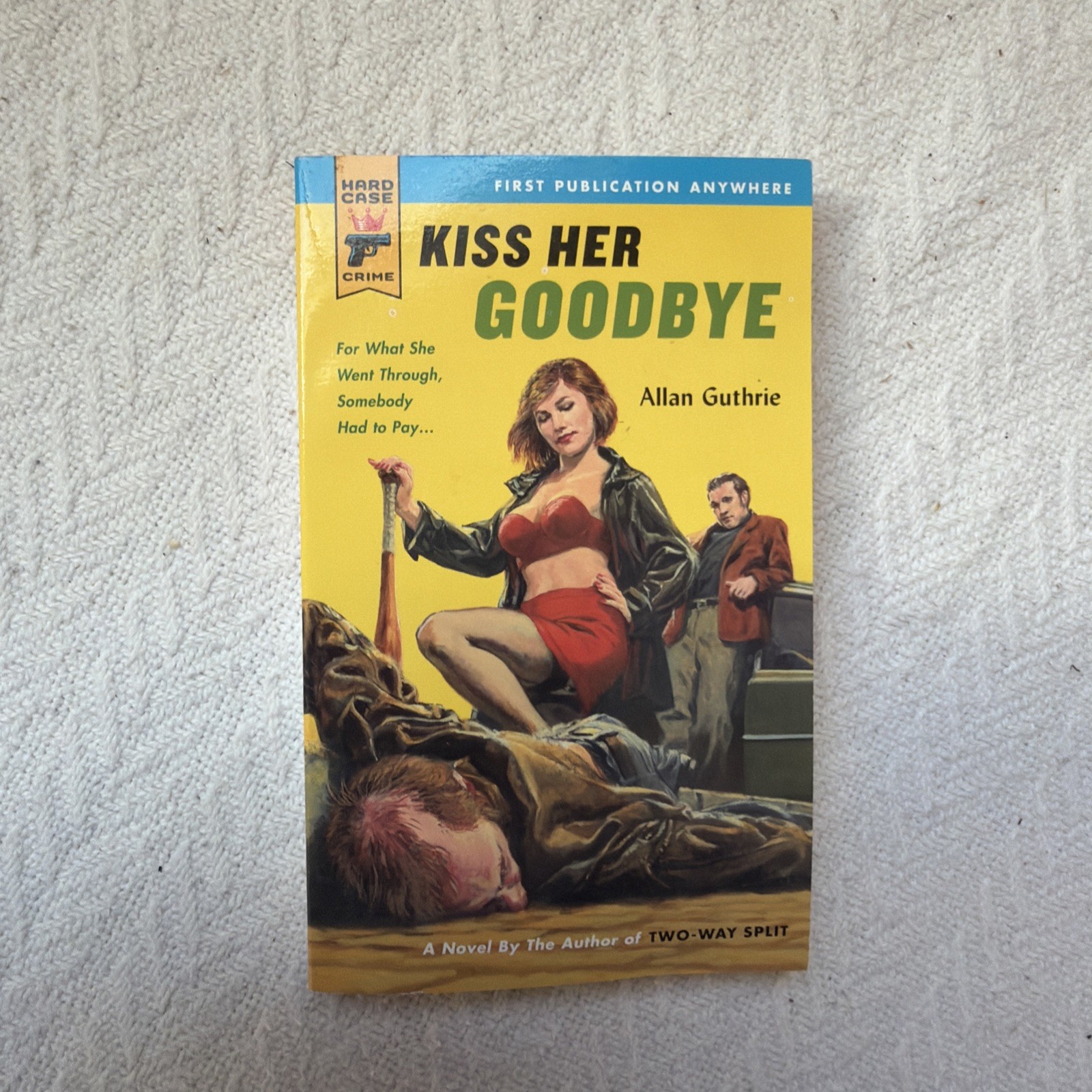 Crime GGA Vintage Pb, Kiss Her Goodbye by Guthrie, Hard Case 008, 2005, NF
