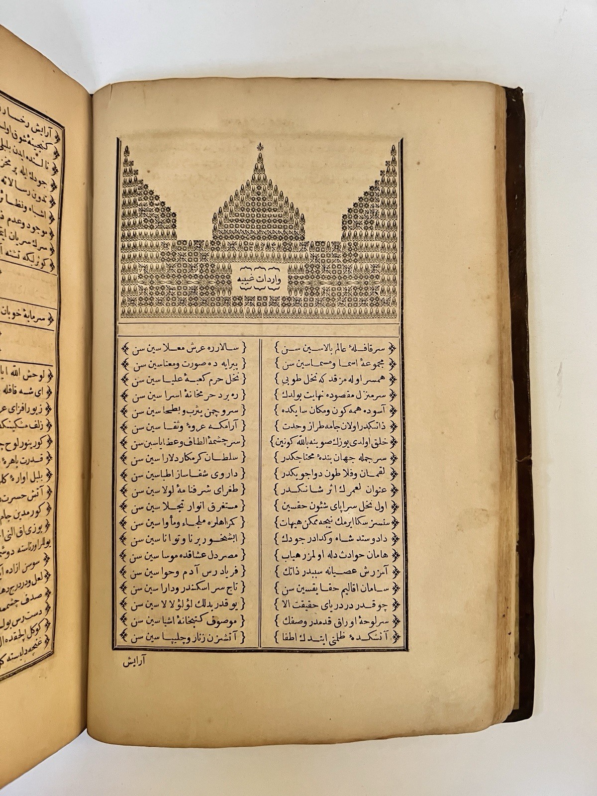 Antique 1856 Ottoman Turkish Leather Book Rare Sufi Poetry Varidat-i Gaybiyye