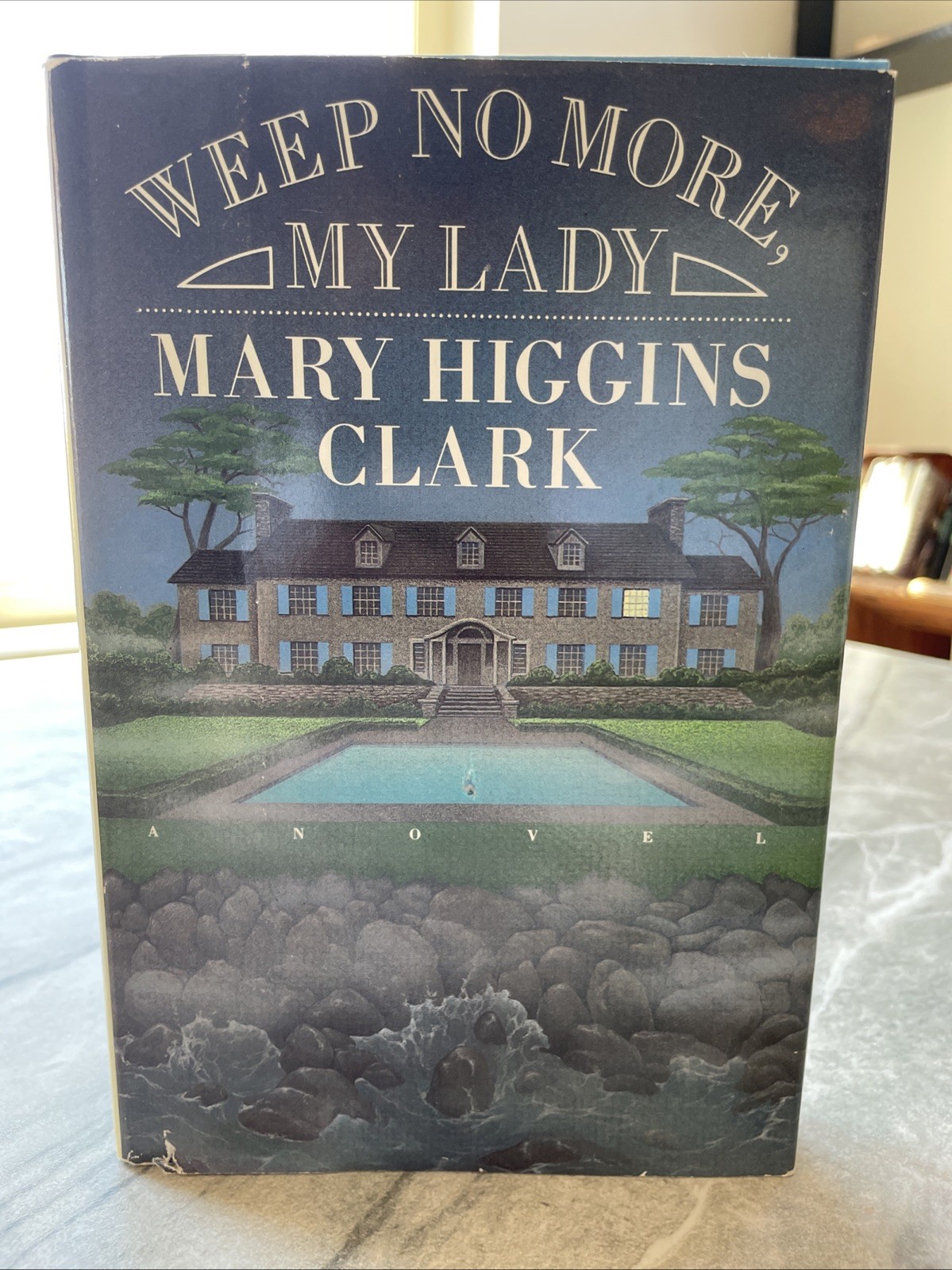 Weep No More My Lady Mary Higgins Clark HC DJ VTG 1987