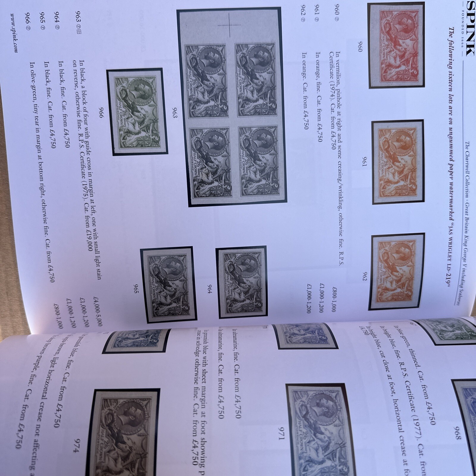 The Chartwell Collection SPINK Founded 1666(5 pcs)
