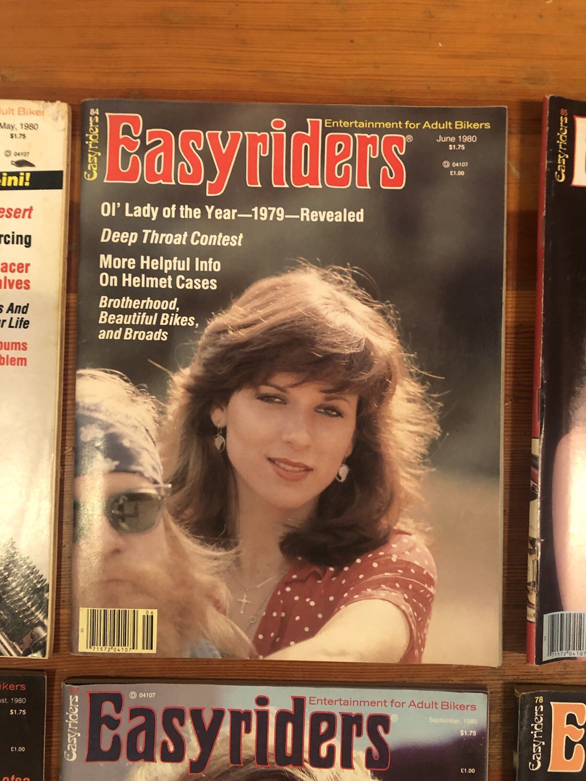 Lot Of 6 1979/1980 EASYRIDERS Magazines Entertainment For Adult Bikers WILLIE