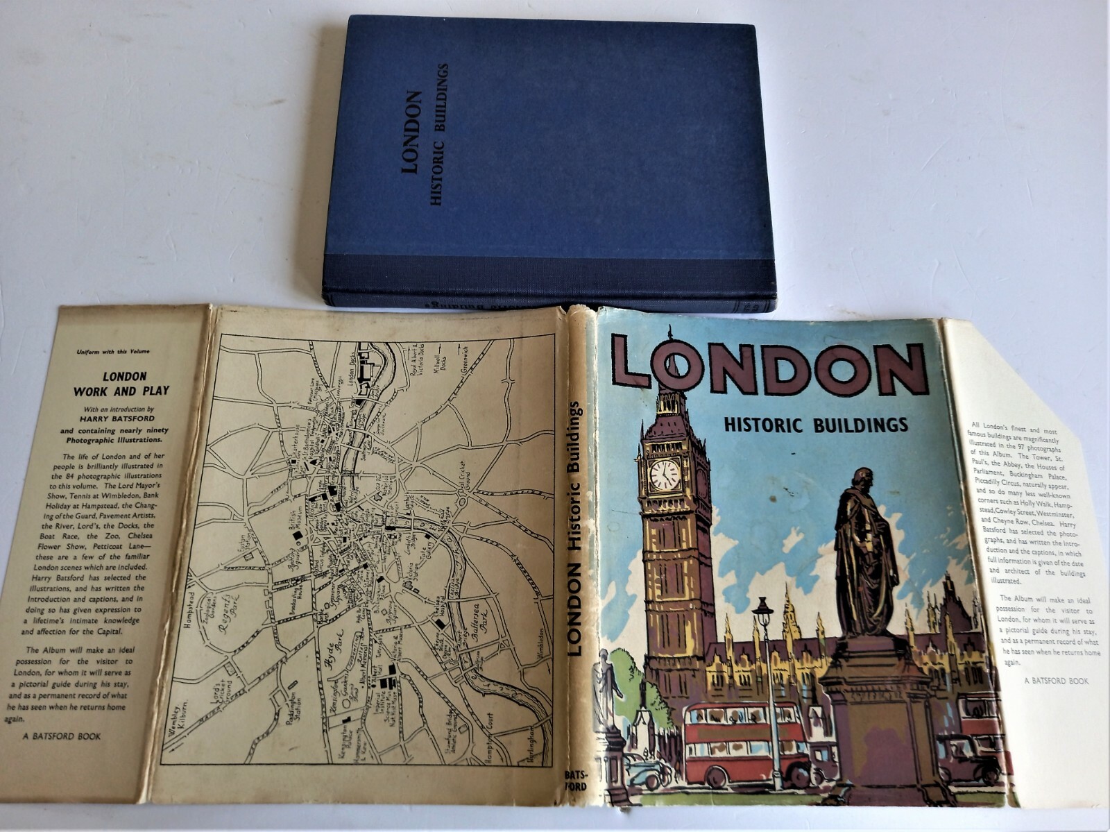London Historic Buildings Harry Batsford Brian Cook B T Batsford 1950 1st
