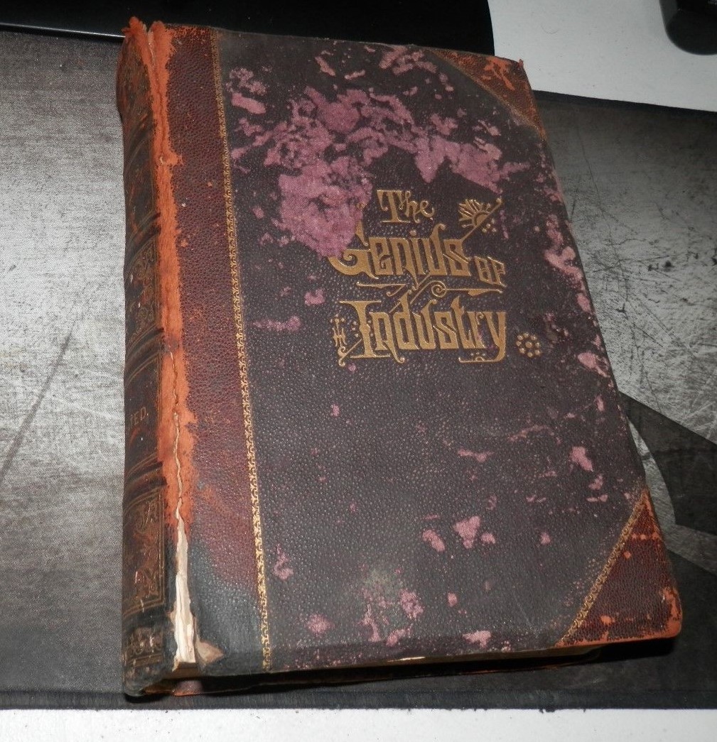 The Genius of Industry – Illustrated – William Owen – HC 1886 – RARE – READ D