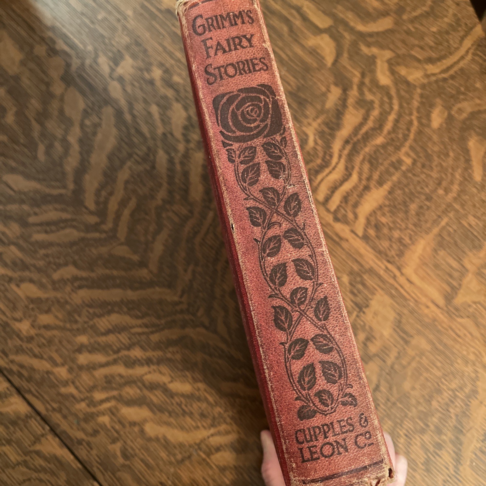 Grimm’s Fairy Stories 1922 Tales John Gruelle R Emmett Owen Red Cloth Hardcover