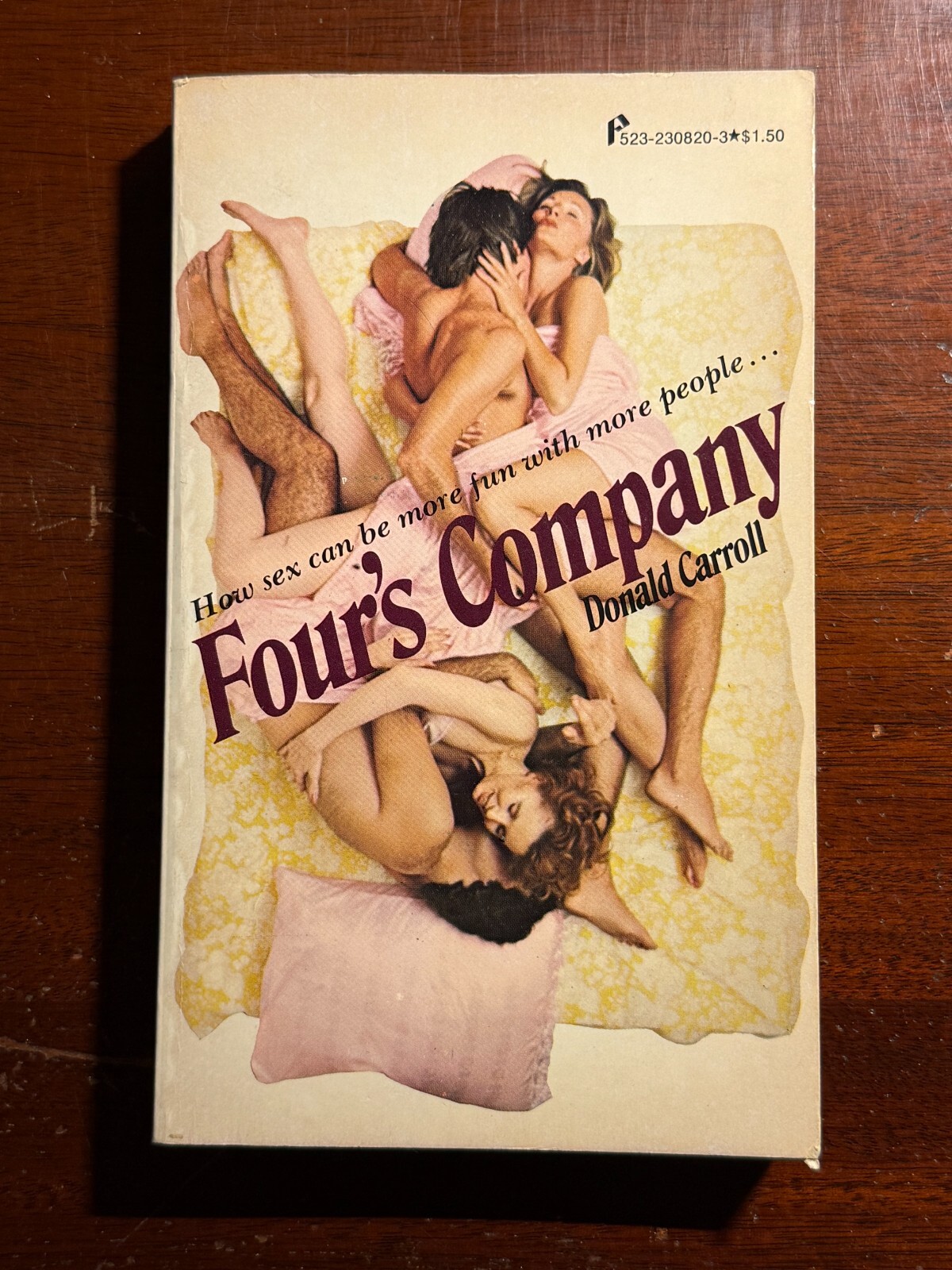Four’s Company Donald Carroll Pinnacle Books 1976 1970s Vtg PB BK