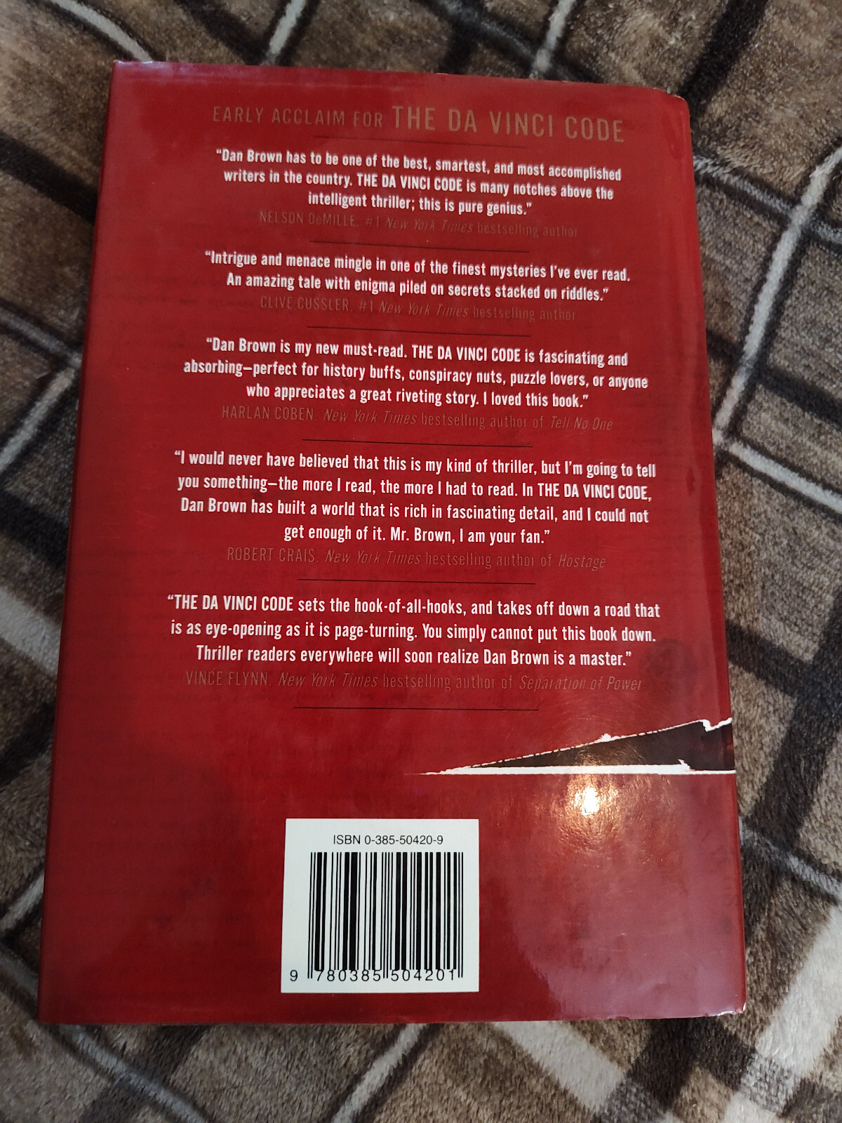 The Da Vinci Code, Dan Brown, Stated 1st Ed. 1st Printing, Hardcover/Collectible