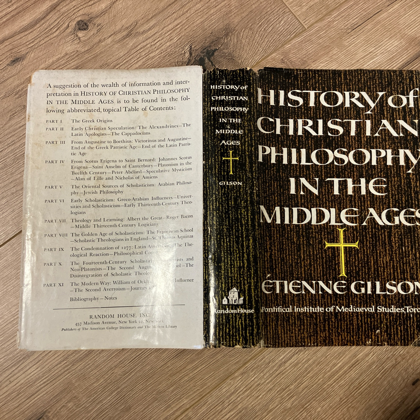 History of Christian Philosophy in the Middle Ages Etienne Gilson Hardcover Book