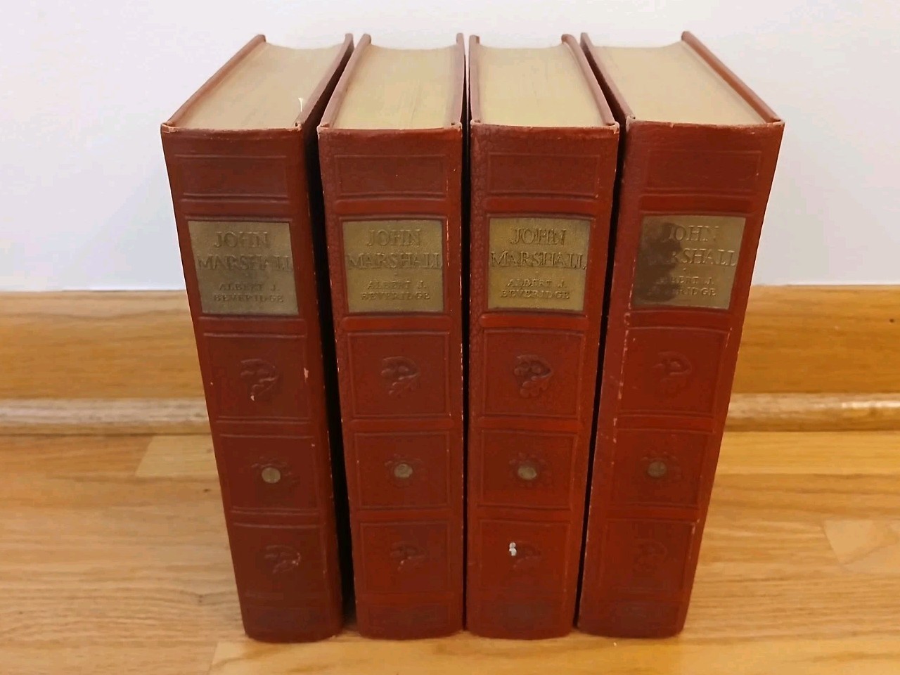 The Life of John Marshall by Albert J Beveridge (1916-1919, HC) in 4 Volumes