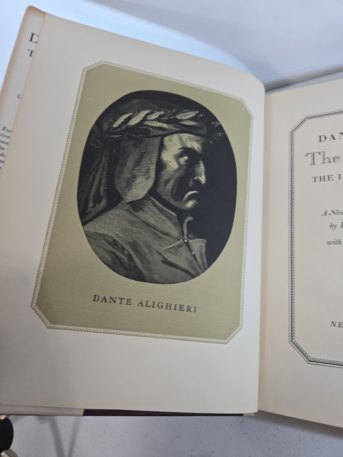 1948 LARGE BOOK THE DIVINE COMEDY BY DANTE ALIGHIERY ILLUSTRATED BY GUSTAVE DORE