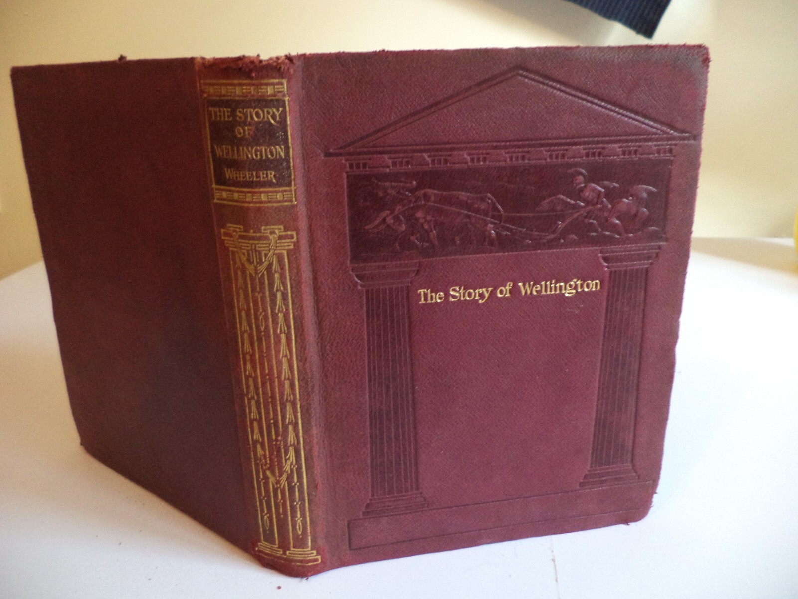 the story of wellington duke of old antique leather book harold wheeler history