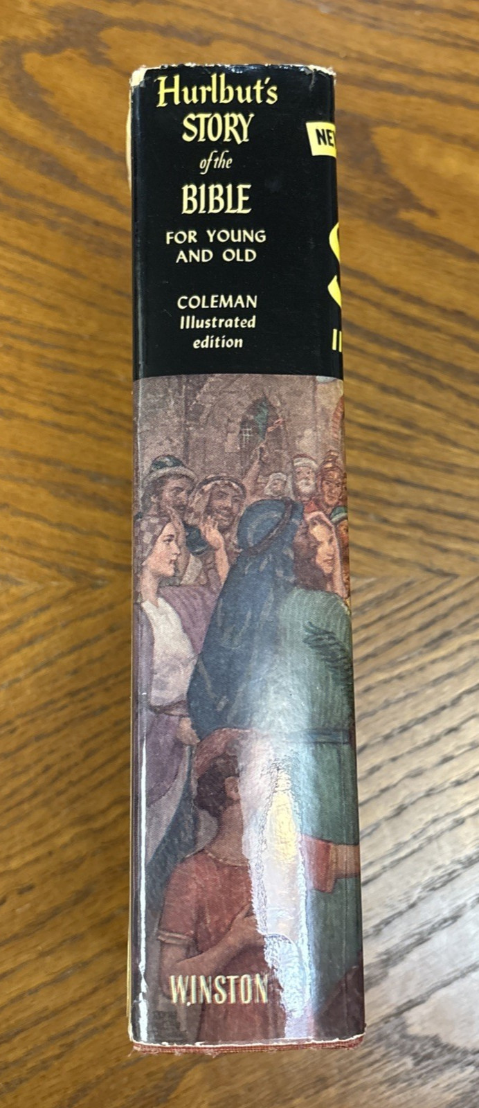 Hurlbut’s Story of the Bible 1957 Fifth Edition w/ Dust Jacket Ralph P Coleman